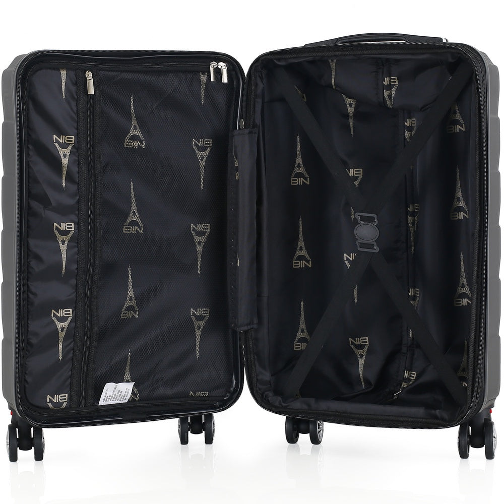 Maleta De Viaje Expandible para Cabina de Mano 10kg Tamano S Bin M007 Negro