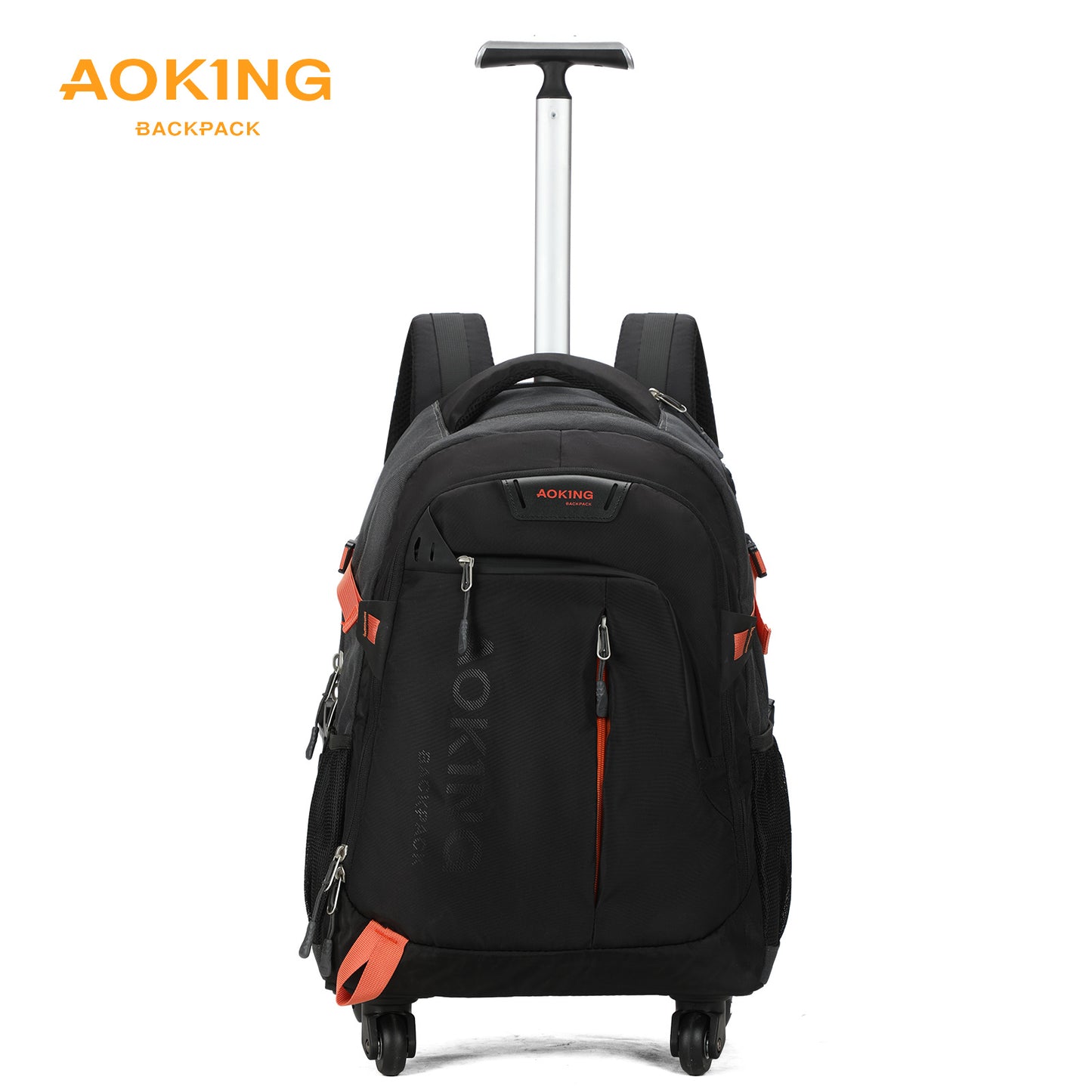 Morral Con Ruedas Bin Sln67056 Aoking Negro