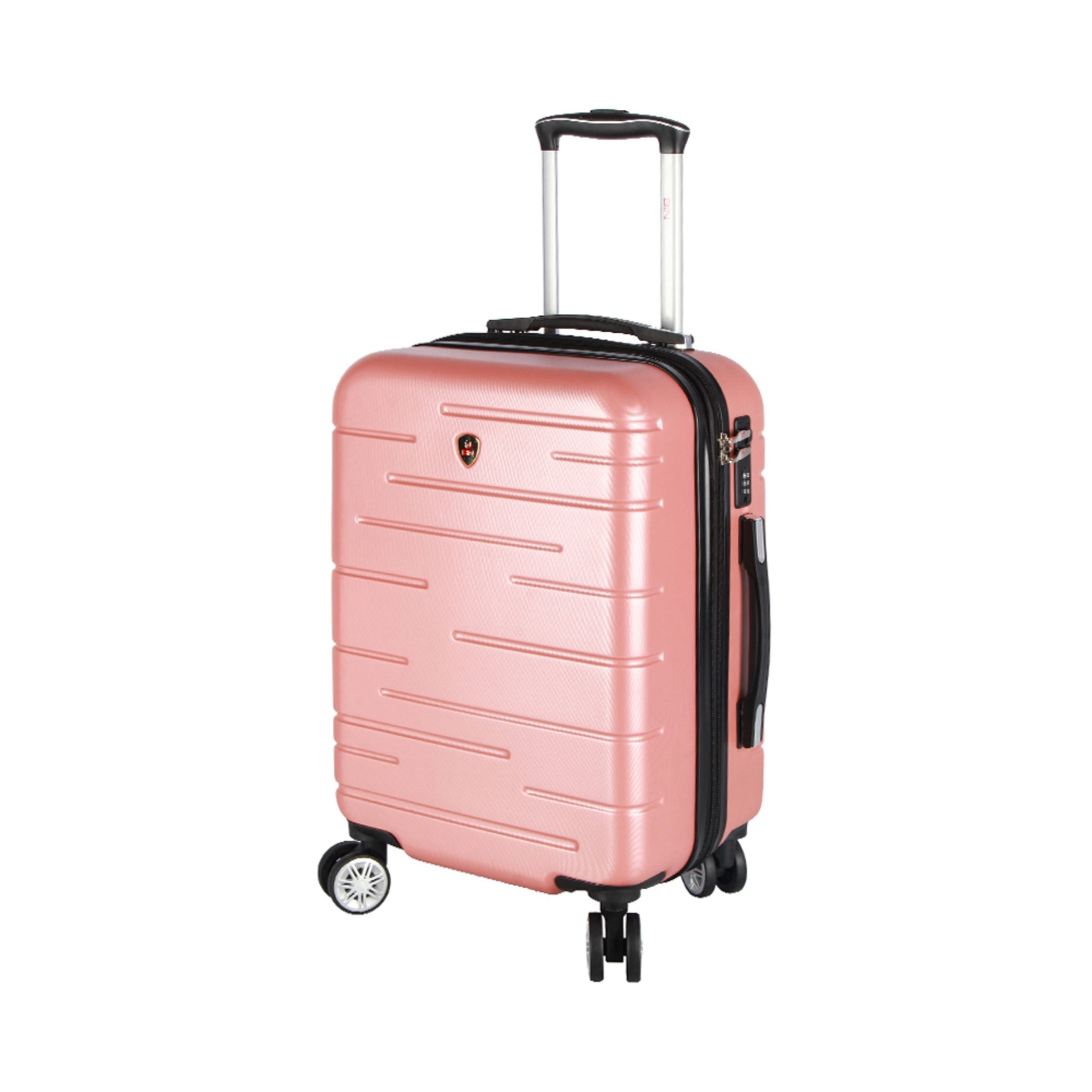 Maleta De Viaje 24 Pulg Expandible Mediana Bin M012 Oro Rosa