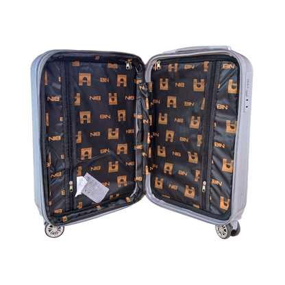 Maleta De Viaje 22 Pulg Expandible Mediana Bin M020 Plata