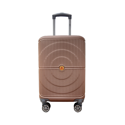 Maleta de Viaje con Círculos Concéntricos – Diseño Moderno, ABS Rígida, Ruedas 360°, Expandible Mod022