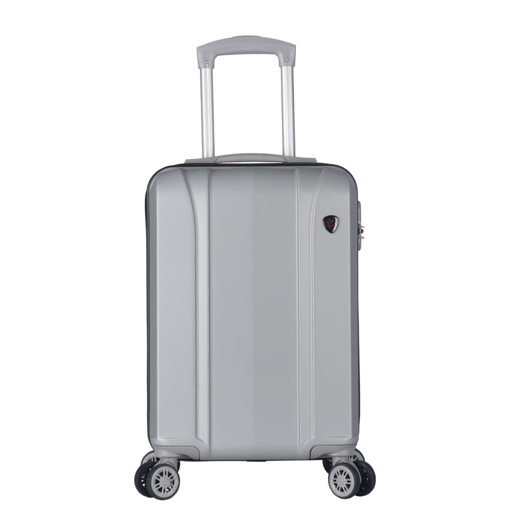 Maleta de Viaje de 22 Pulg Mediana para Bodega Bin Ht-084 Plata