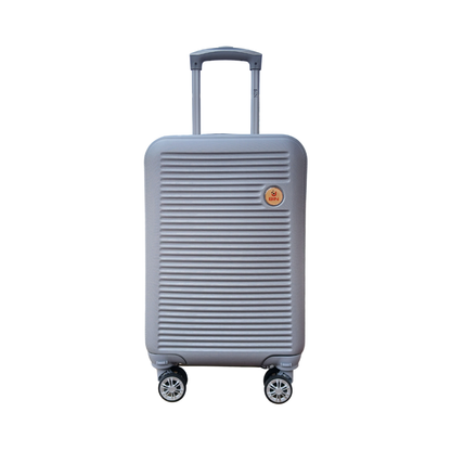 Maleta de Viaje Minimalista con Líneas Horizontales – Rígida ABS, Liviana, 360°, Apta Cabina Mod 020