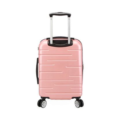 Maleta De Viaje 19 Pulg. Expandible Cabina  Bin M012 Oro Rosa