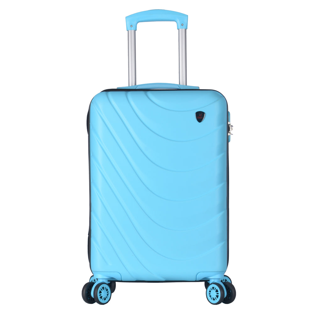 maleta de viaje 23 pulg mediana para bodega bin ht-083 azul