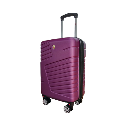 Maleta de Viaje Rígida ABS Diseño Geométrico – Liviana, 360° Spinner, Expandible, Ideal Cabina MOD 006