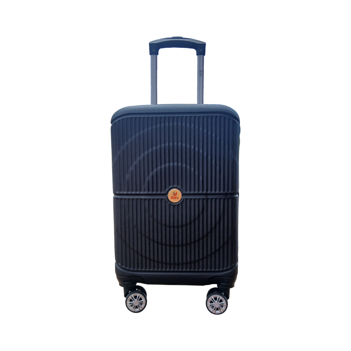 maleta de viaje con círculos concéntricos – diseño moderno, abs rígida, ruedas 360°, expandible mod022