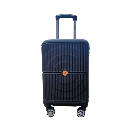 Maleta de Viaje con Círculos Concéntricos – Diseño Moderno, ABS Rígida, Ruedas 360°, Expandible Mod022