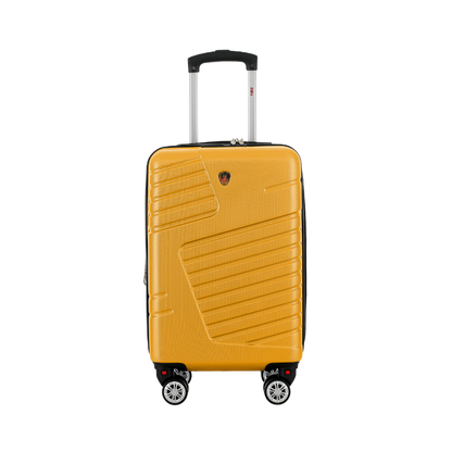 Maleta de Viaje Rígida ABS Diseño Geométrico – Liviana, 360° Spinner, Expandible, Ideal Cabina MOD 006