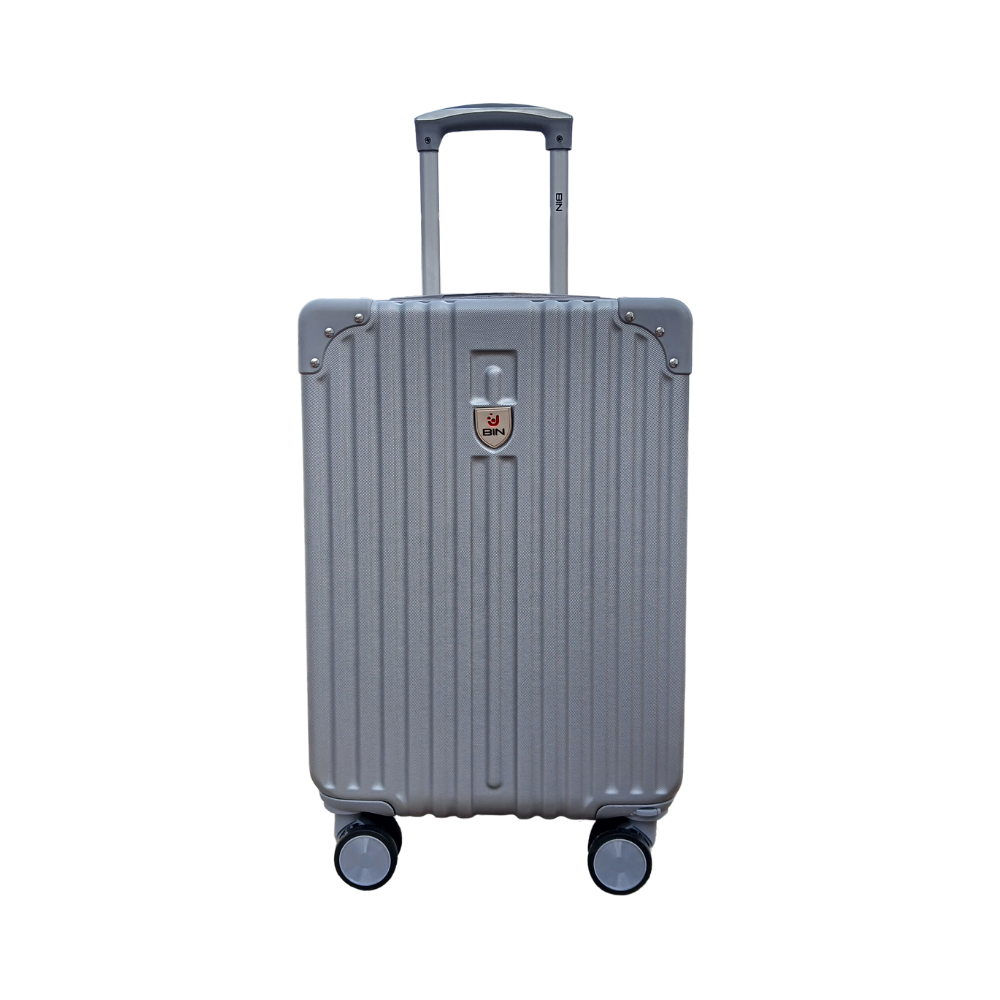 Maleta De Viaje 19 Pulg Expandible Cabina Bin M019 Plata