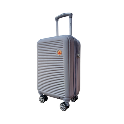 Maleta de Viaje Minimalista con Líneas Horizontales – Rígida ABS, Liviana, 360°, Apta Cabina Mod 020