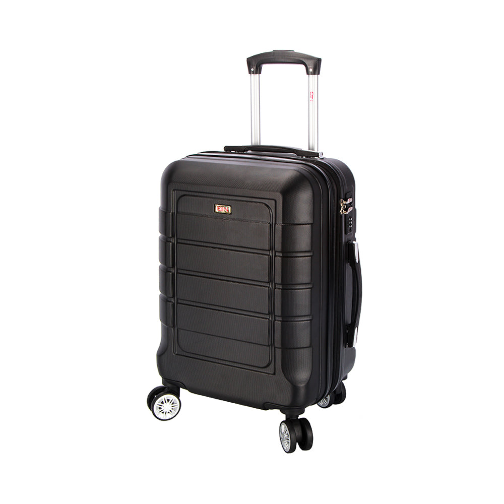 Maleta De Viaje 19 Pulg. Expandible Cabina 10 Kg Bin M011 Negro