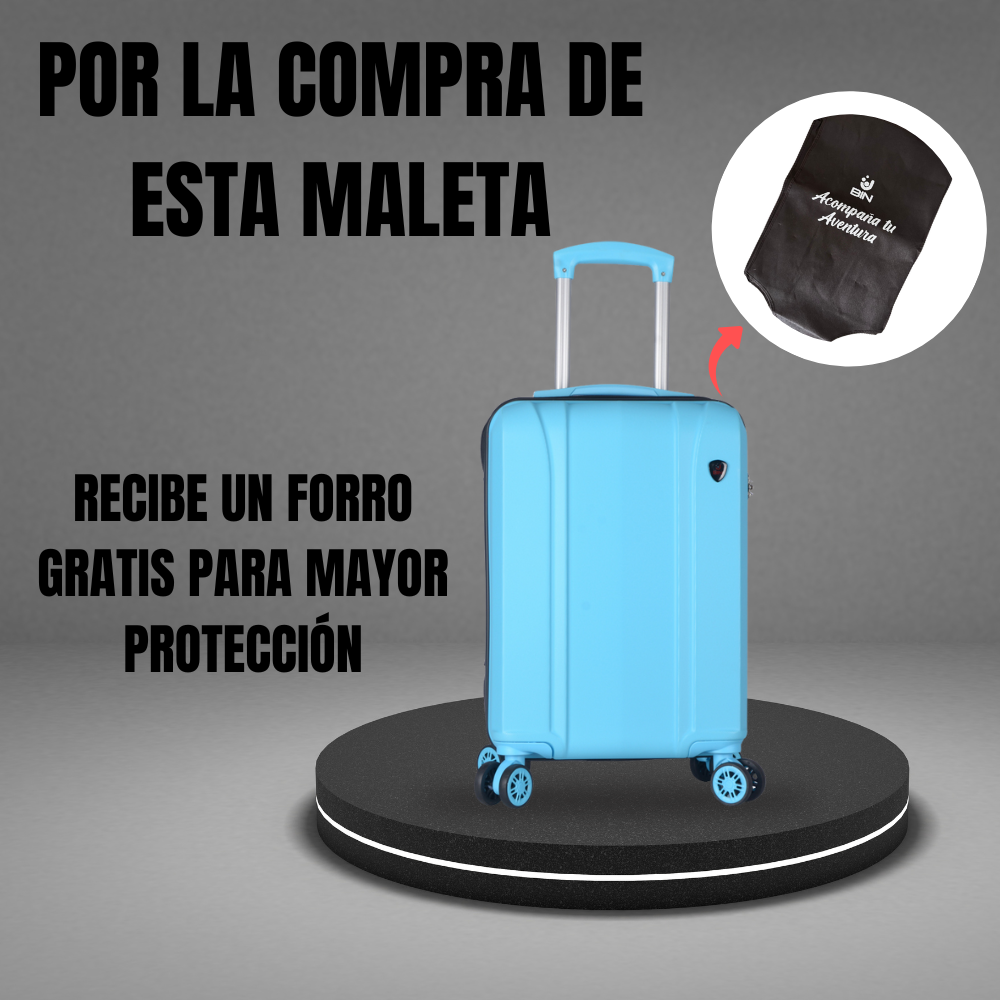 Maleta de Viaje de 22 Pulg Mediana para Bodega Bin Ht-084 Azul
