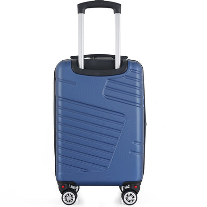 Maleta De Viaje Expandible para Cabina de Mano(10kg) Tamano S Bin M006 Azul