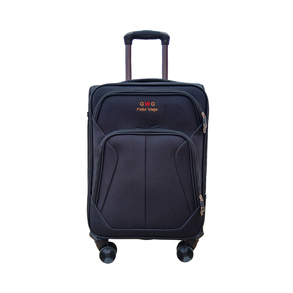 Maleta De Viaje 18 Pulg Expandible Cabina Bin M023 Negro