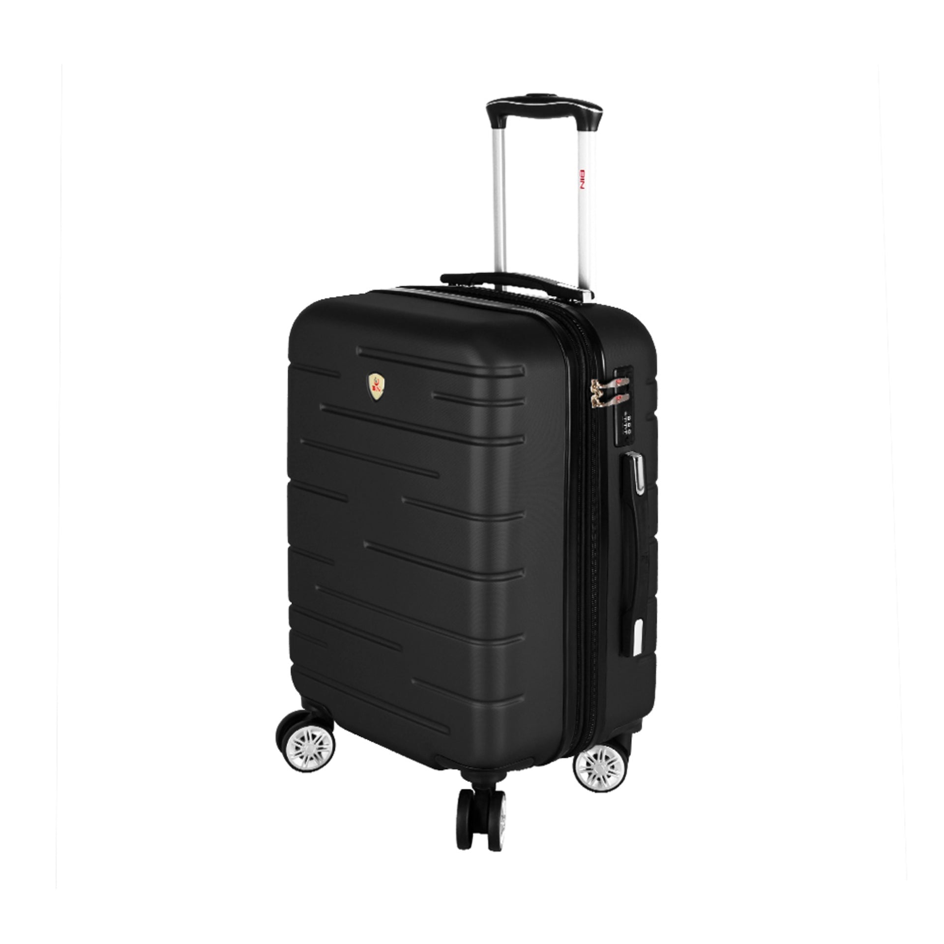 Maleta De Viaje 20 Pulg Expandible Cabina Bin M012 Negro