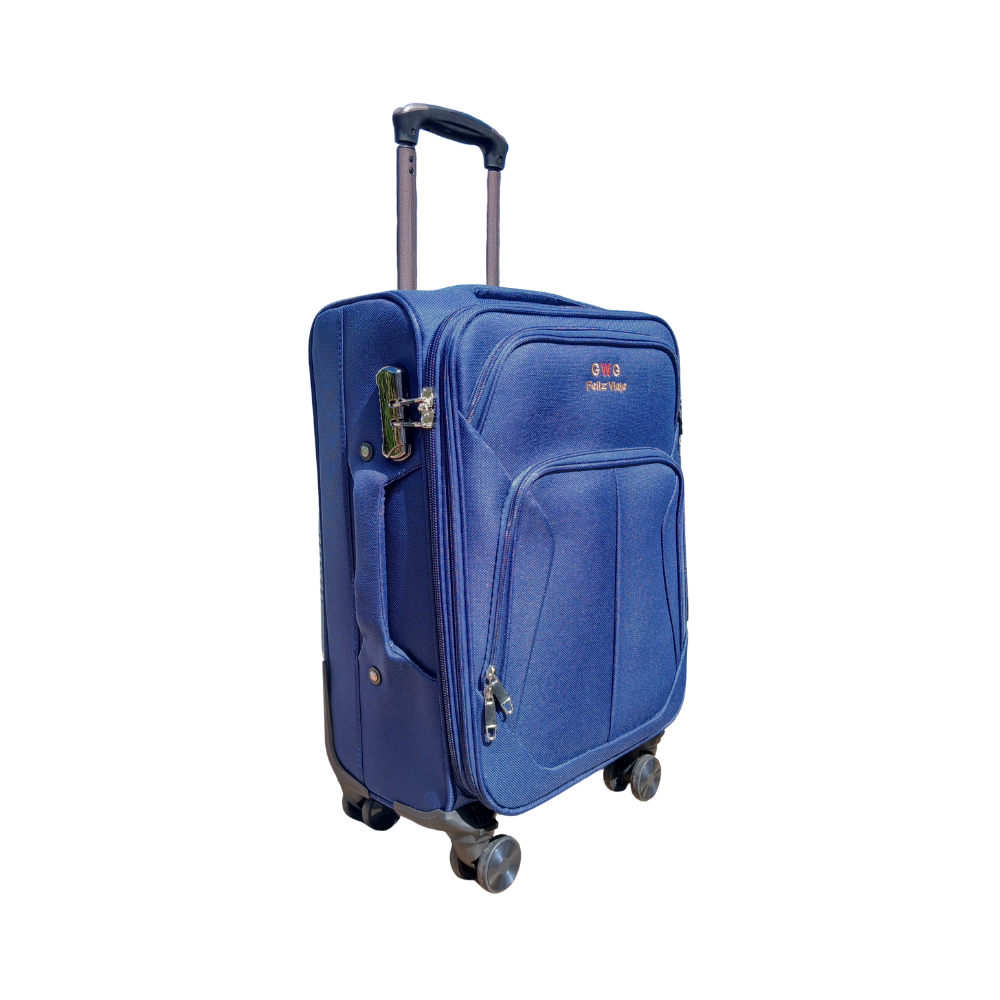 Maleta De Viaje 28 Pulg Expandible Grande Bin M023 Azul Oscuro
