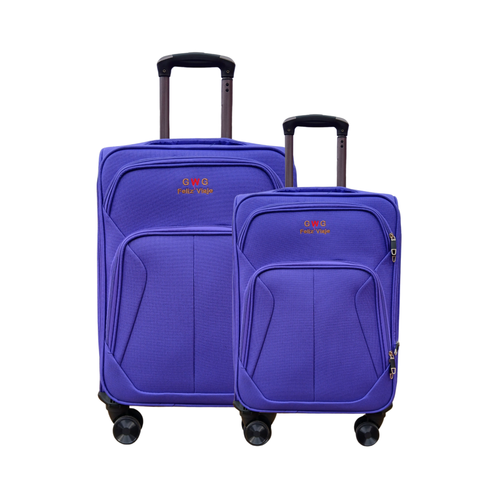 Juego Set Maletas X2 18,24 Pulg Bin M023 Violeta