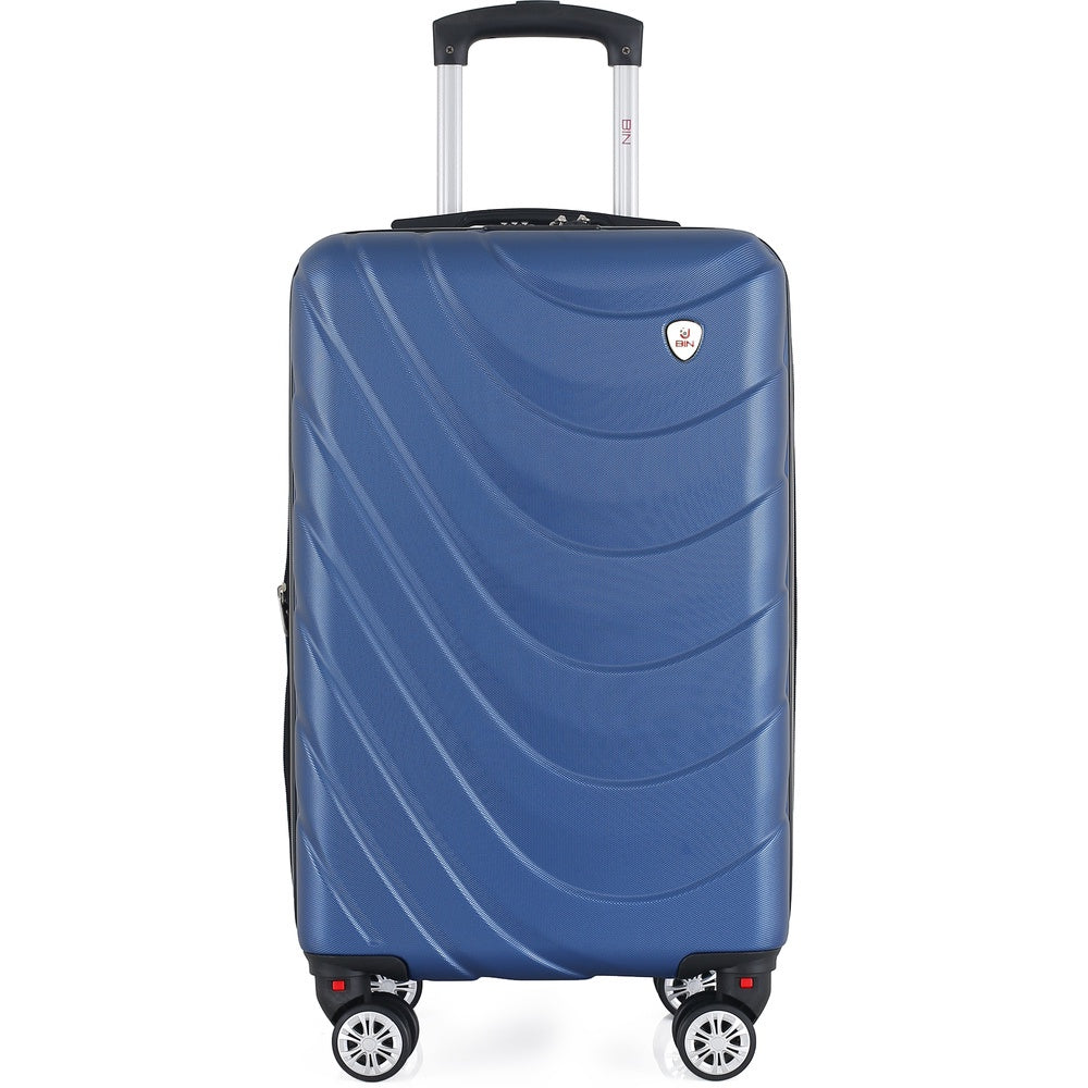 Maleta De Viaje Expandible para Cabina de Mano(10kg) Tamano S Bin M007 Azul