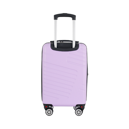 Maleta de Viaje Rígida ABS Diseño Geométrico – Liviana, 360° Spinner, Expandible, Ideal Cabina MOD 006