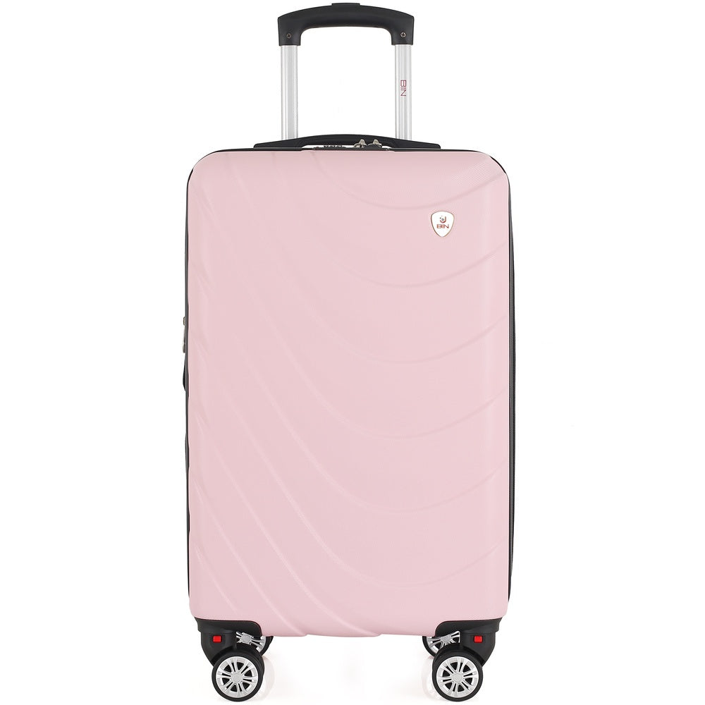 Maleta De Viaje Expandible para Cabina de Mano(10kg) Tamano S Bin M007 Rosado