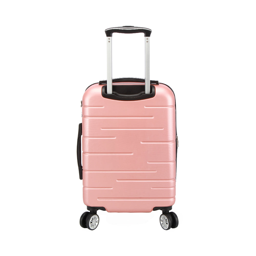 Maleta De Viaje 19 Pulg. Expandible Cabina 10Kg Bin M012 Oro Rosa