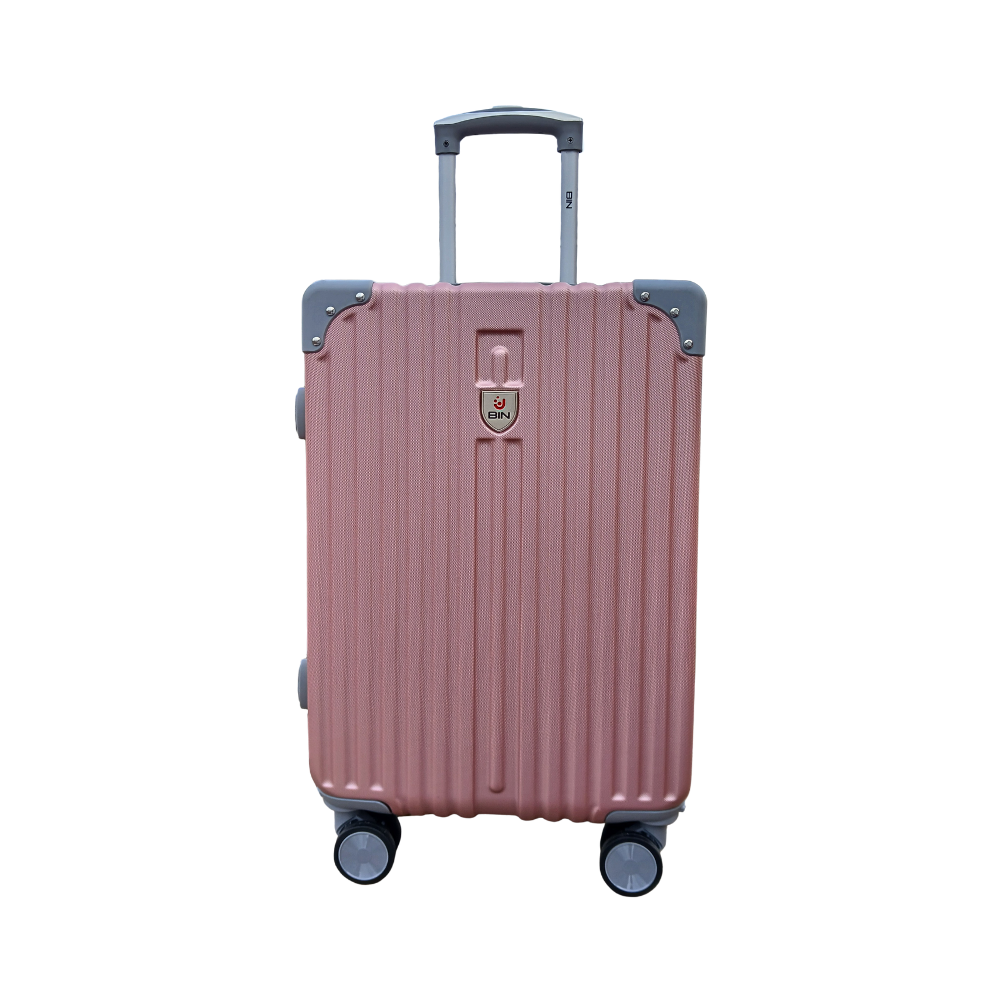 Maleta De Viaje 20 Pulg Expandible Cabina Bin M019 Rosado