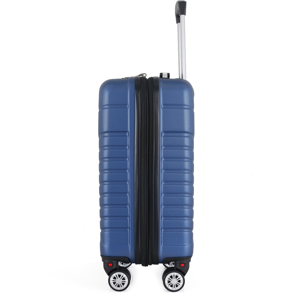 Maleta De Viaje Expandible para Cabina de Mano(10kg) Tamano S Bin M006 Azul