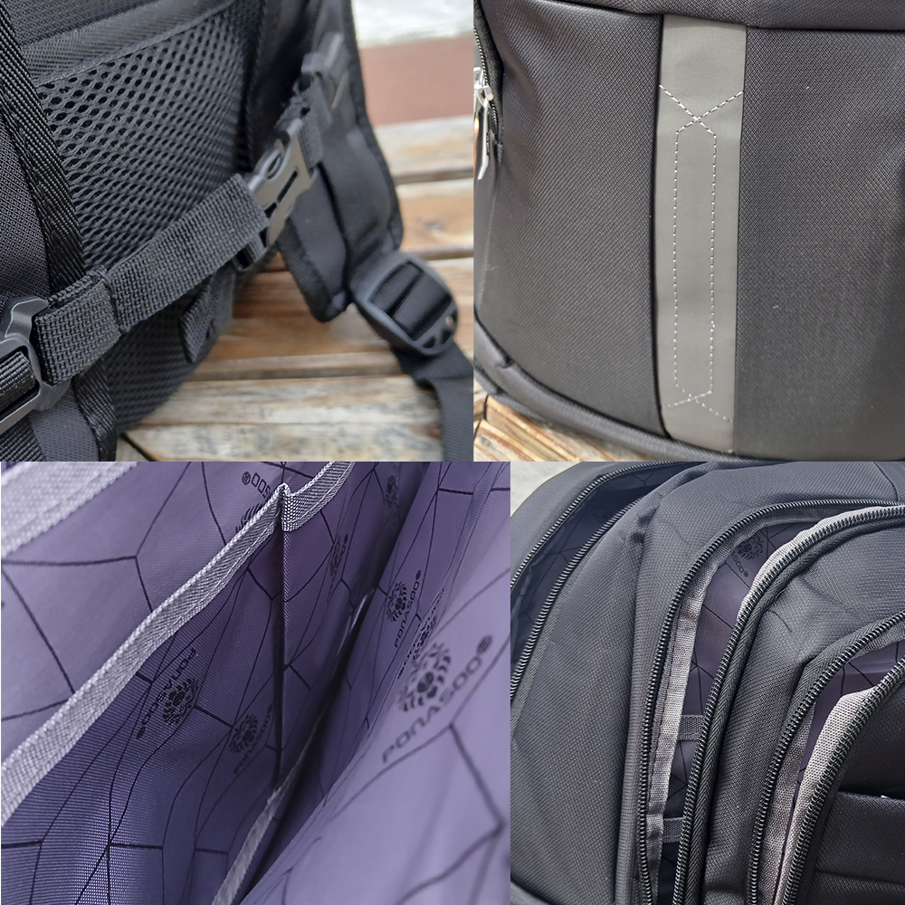 morral bin – bordado gris md2