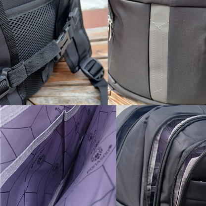 Morral Bin – Bordado Gris MD2