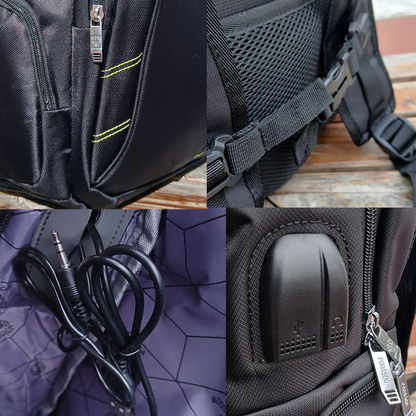 Morral Bin – Doble Bordado Verde MD5