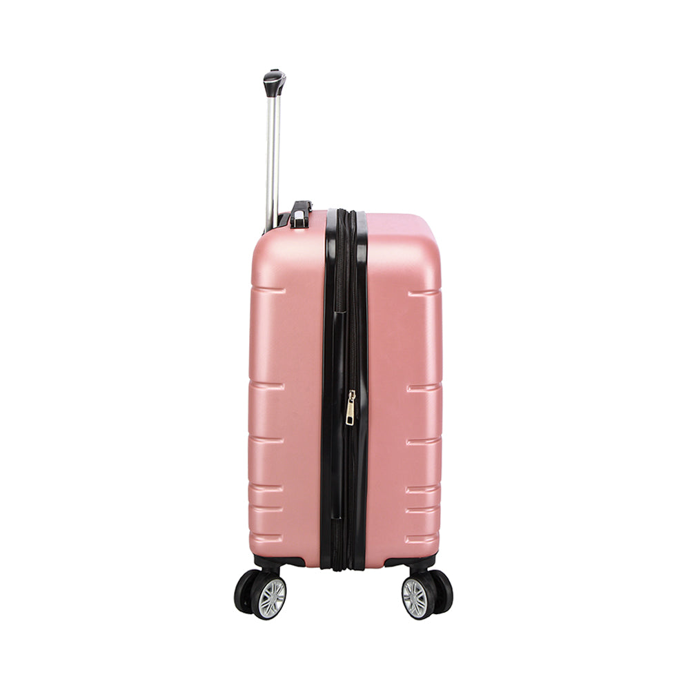 Maleta De Viaje 19 Pulg. Expandible Cabina 10Kg Bin M012 Oro Rosa