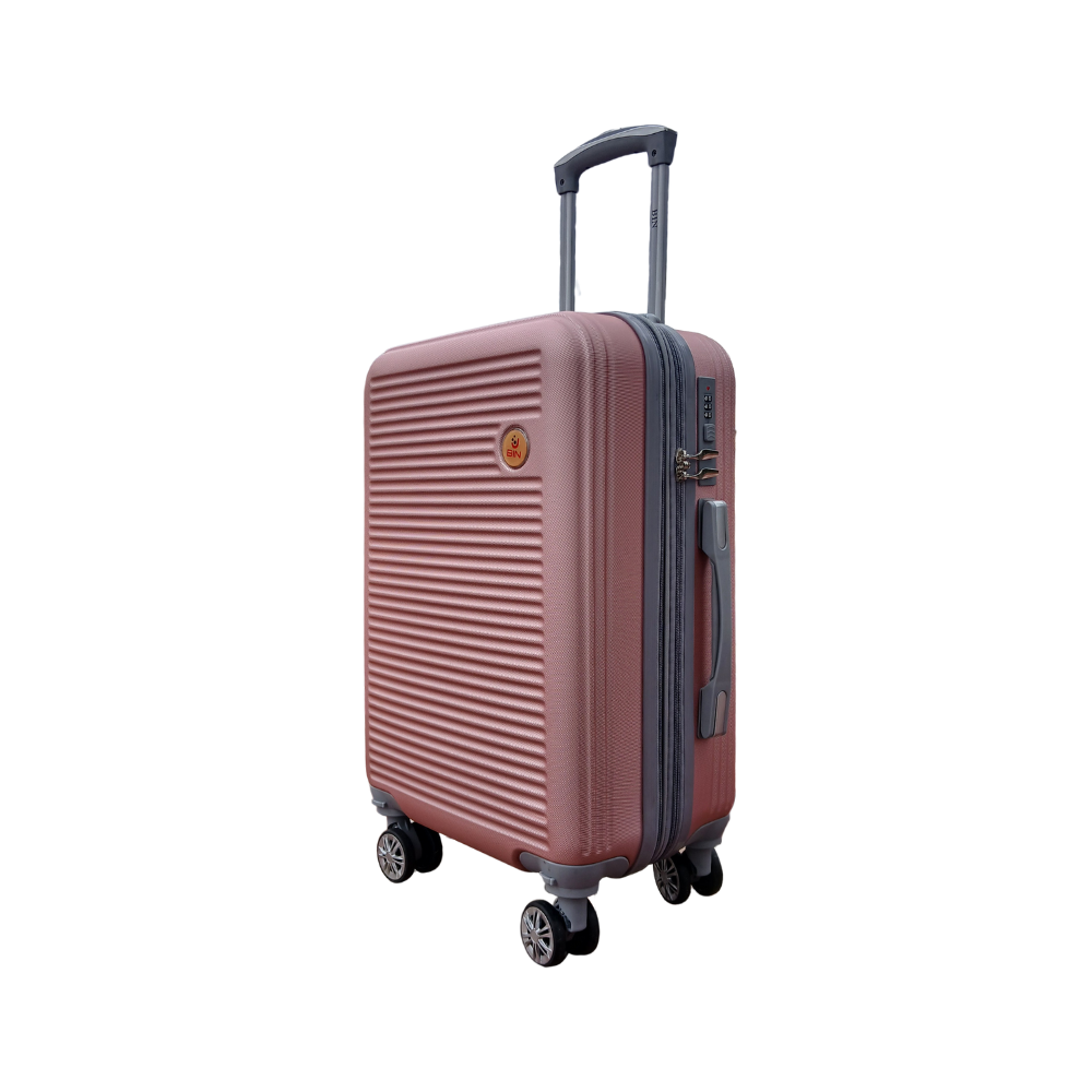 maleta de viaje 28 pulg expandible grande bin m020 rosado