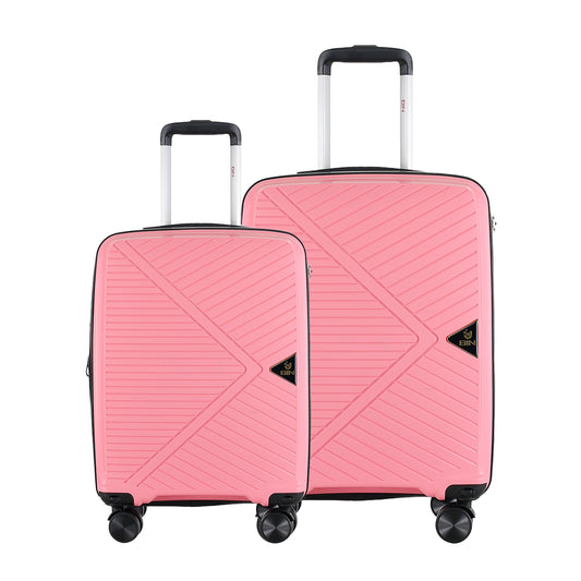 Juego Set Maletas X2 20,24 Pulg Bin M017 Rosado