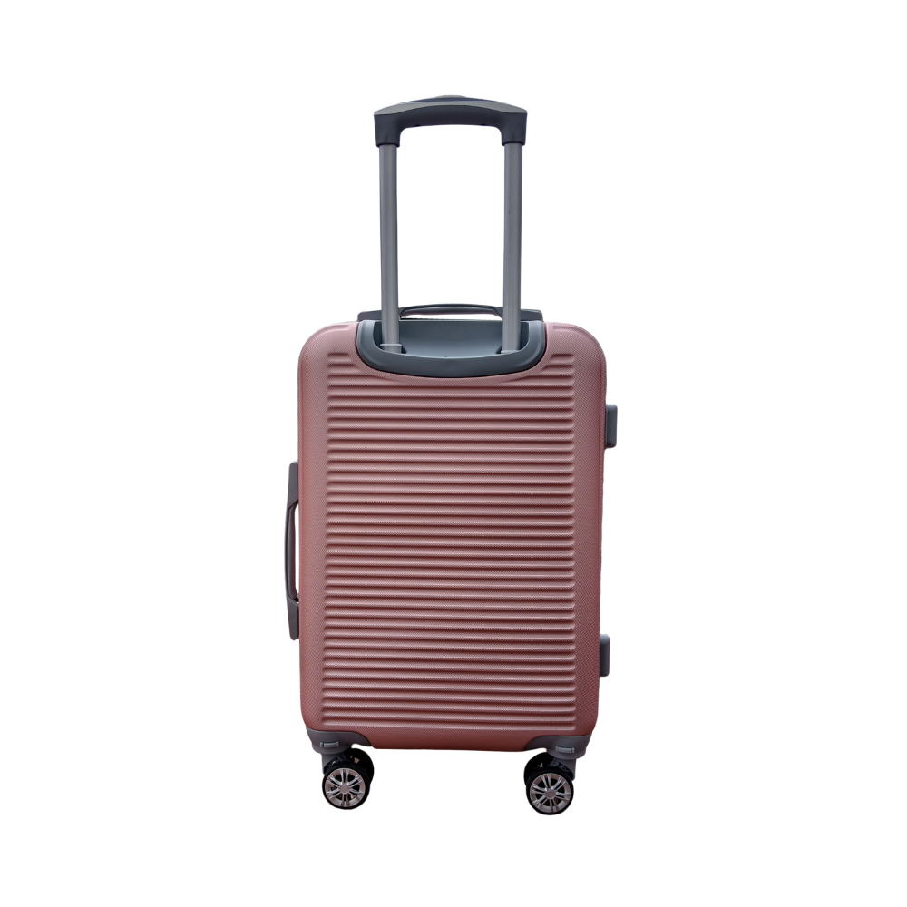 maleta de viaje 28 pulg expandible grande bin m020 rosado