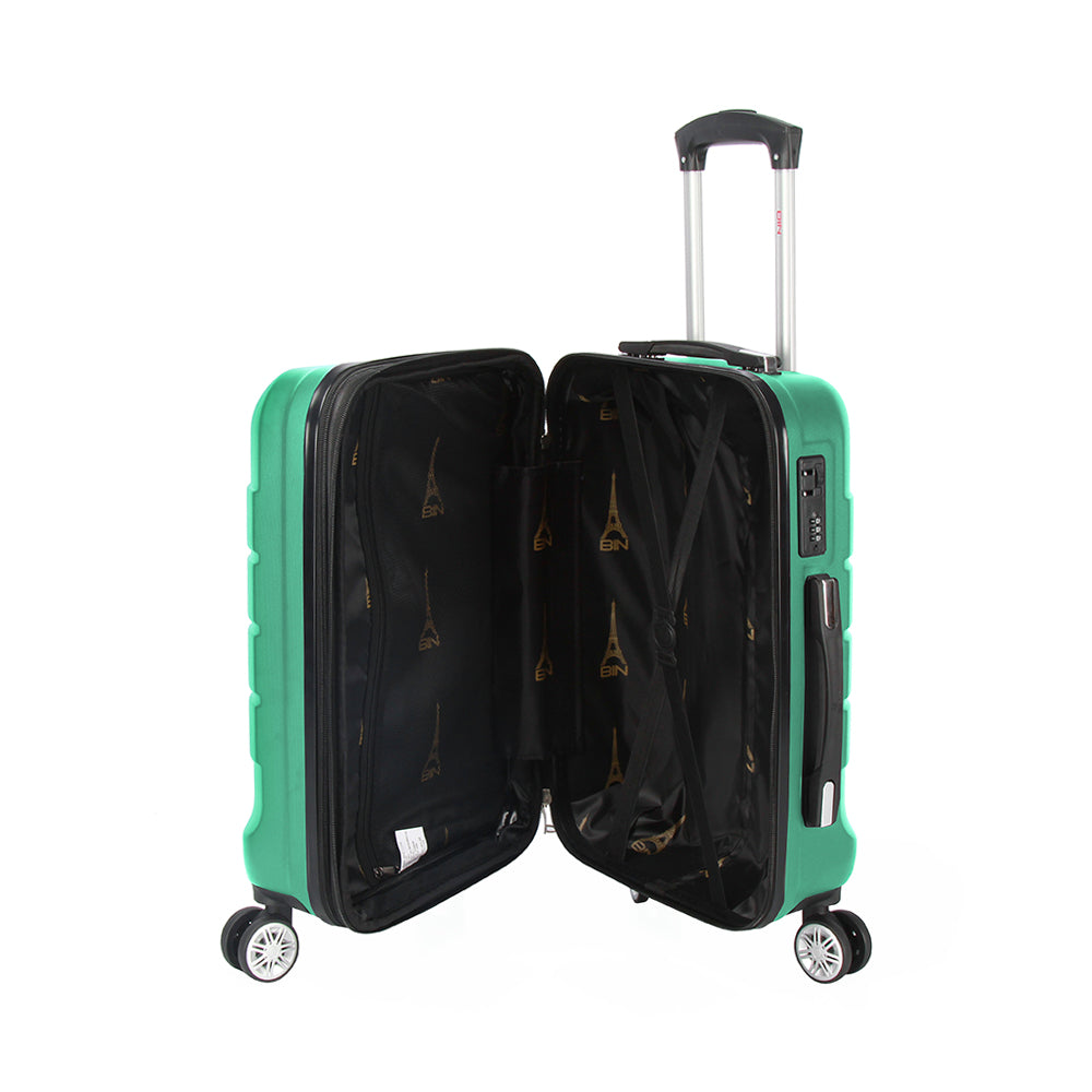 Maleta De Viaje 19 Pulg. Expandible Cabina 10 Kg  Bin M011 Verde