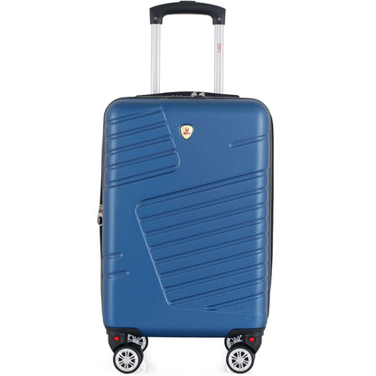 Maleta De Viaje Expandible para Cabina de Mano 10kg Tamano S Bin M006 Azul