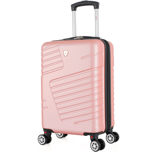 Maleta De Viaje Expandible para Cabina de Mano 10kg Tamano S Bin M006 Oro Rosa