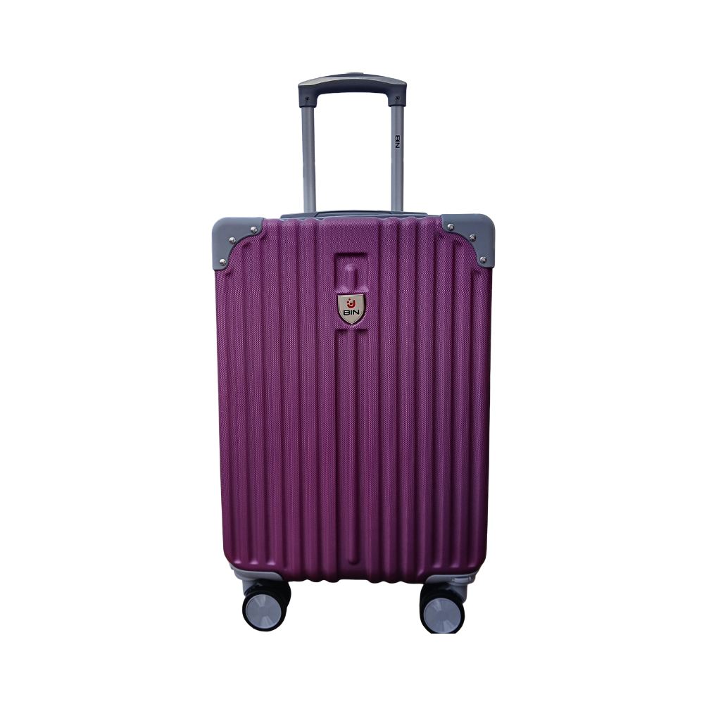 Maleta De Viaje 19 Pulg Expandible Cabina Bin M019 Violeta