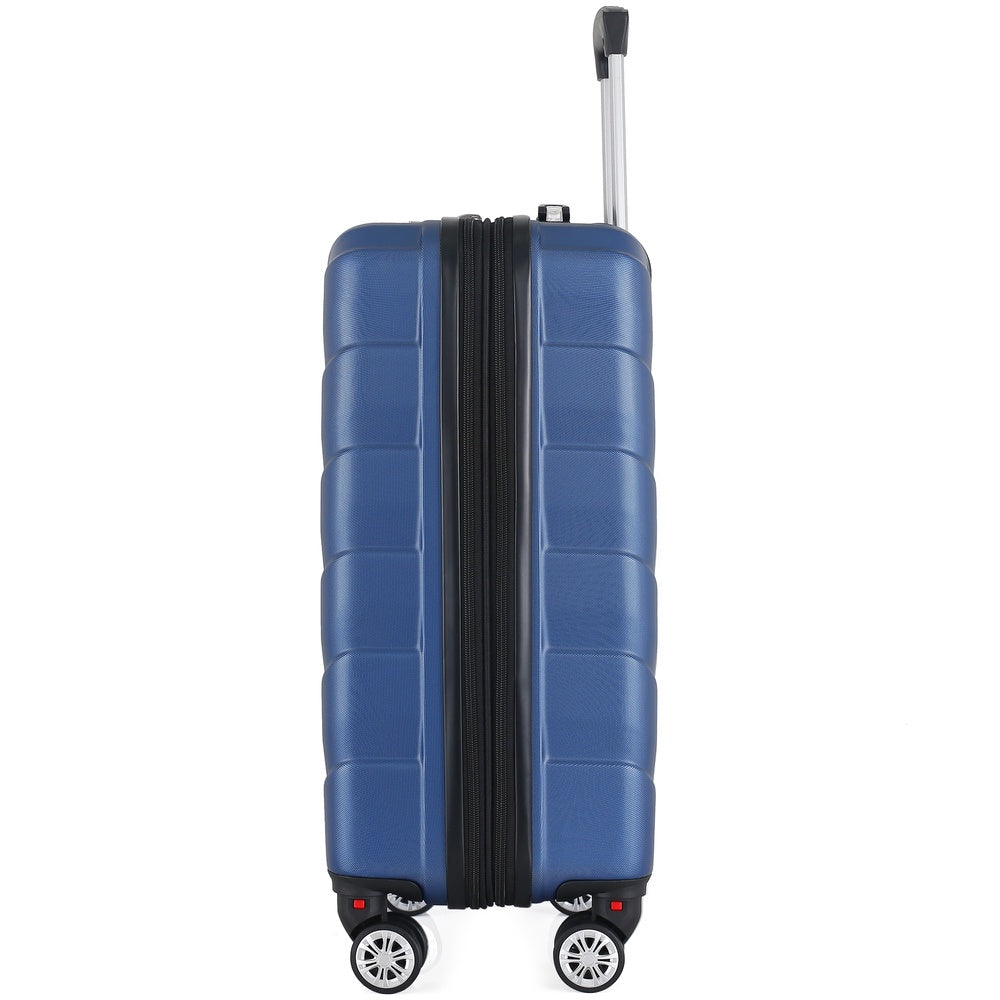 Maleta De Viaje Expandible para Cabina de Mano(10kg) Tamano S Bin M007 Azul