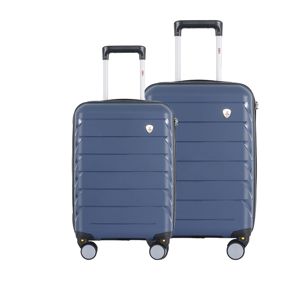 Juego Set Maletas X2 20,24 Pulg Bin M014 Azul