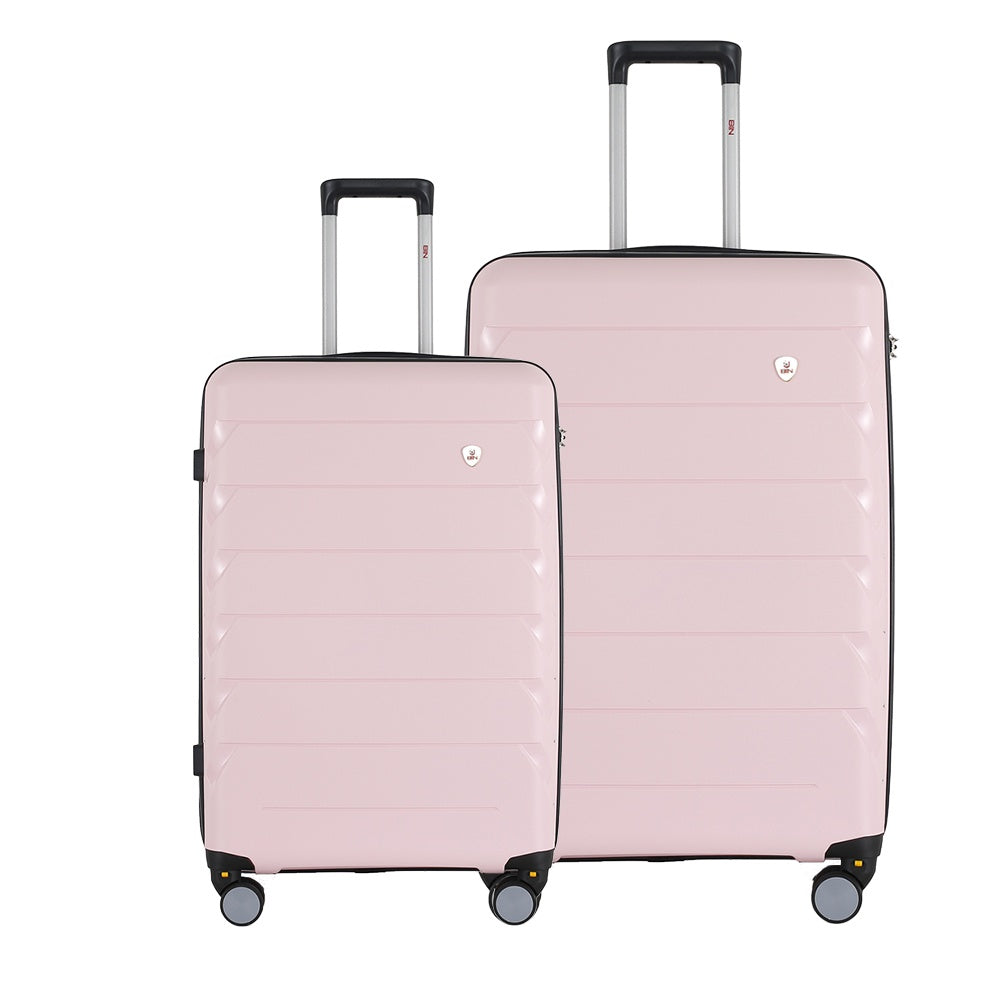 Juego Set Maletas X2 20,24 Pulg Bin M014 Rosado