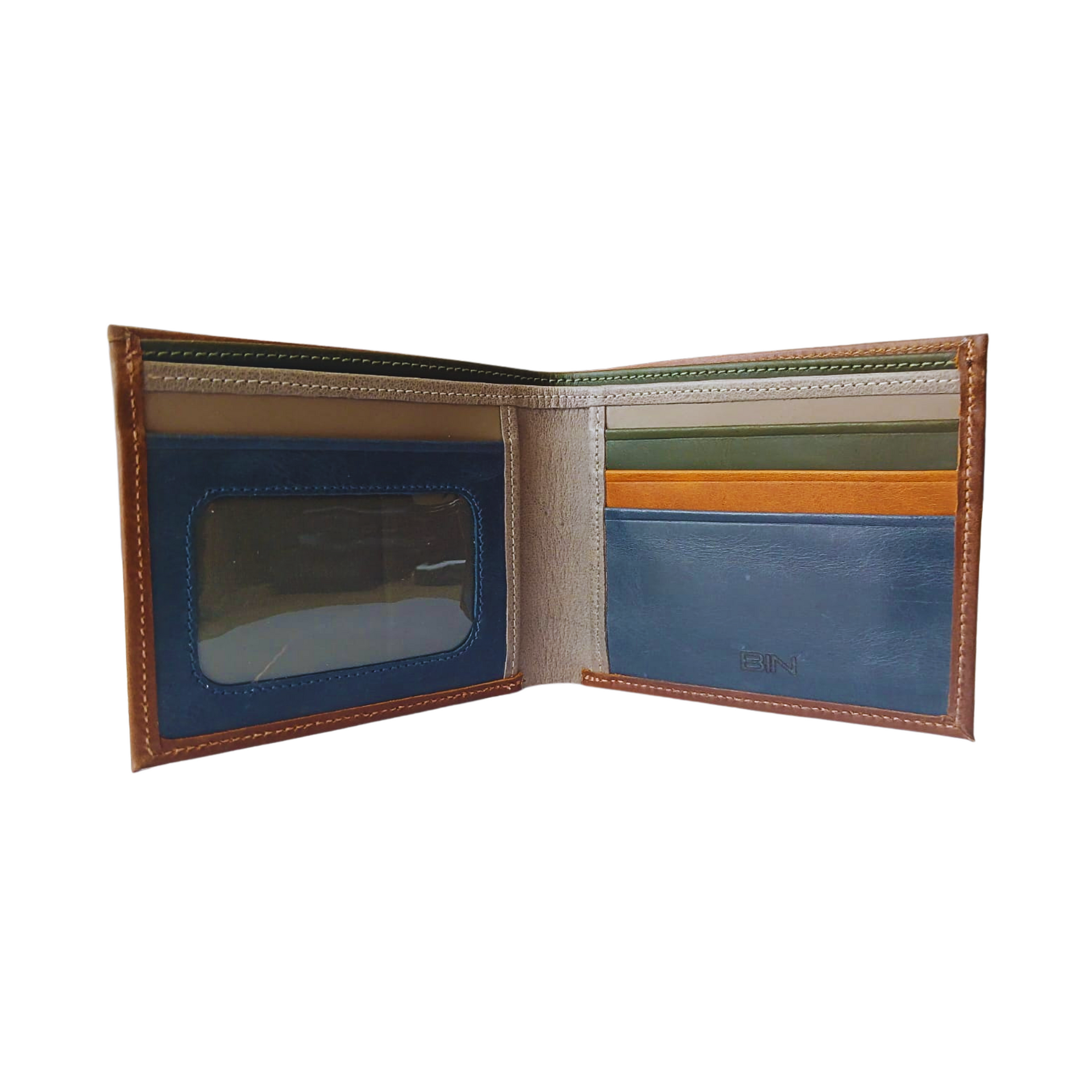 Billetera para Hombre Plegable en Cuerina Bin