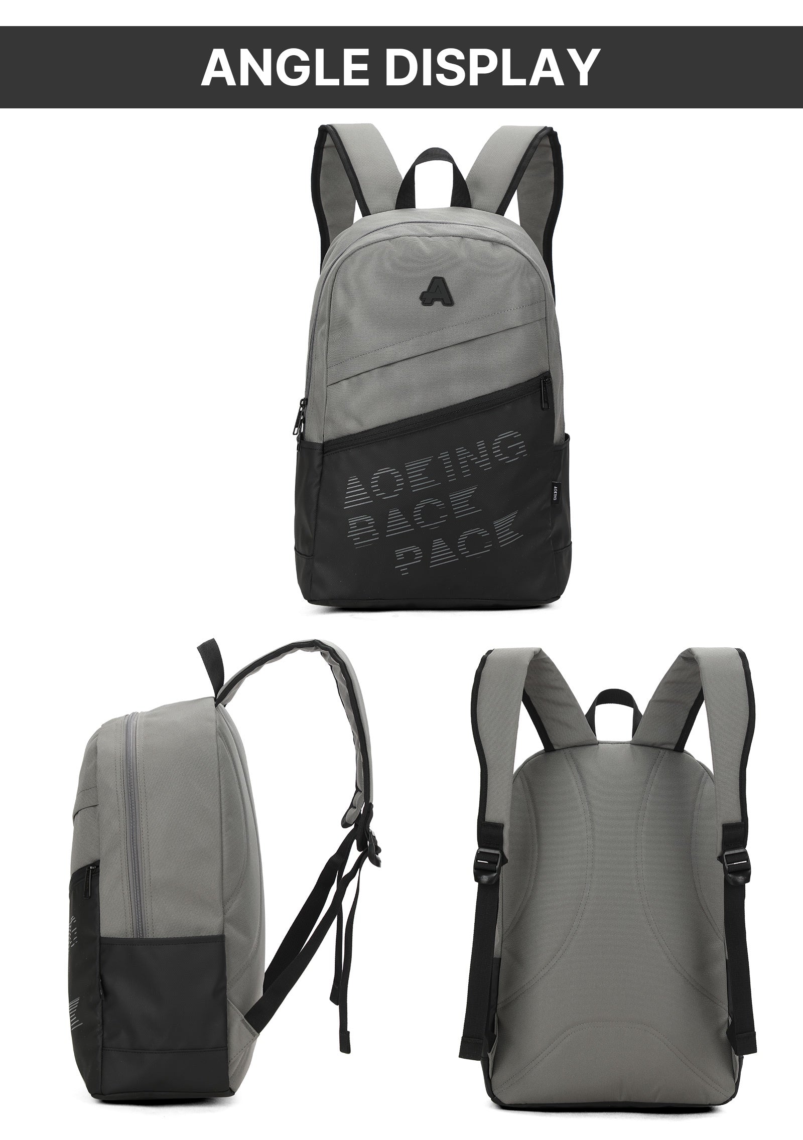 Morral Bin Xn3382 Aoking Gris/negro