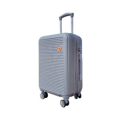 Maleta De Viaje 22 Pulg Expandible Mediana Bin M020 Plata