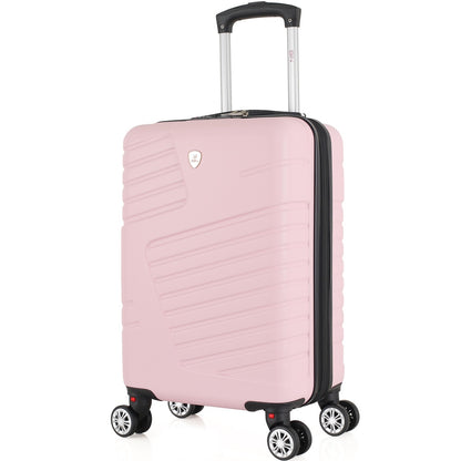 Maleta De Viaje Expandible para Cabina de Mano(10kg) Tamano S Bin M006 Rosado