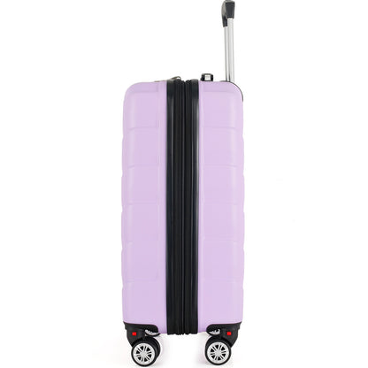 Maleta De Viaje Expandible para Cabina de Mano(10kg) Tamano S Bin M007 Violeta