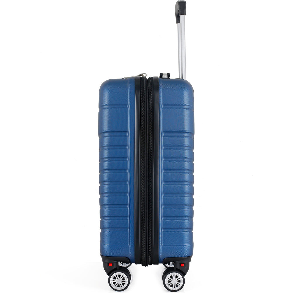 Maleta De Viaje Expandible para Cabina de Mano(10kg) Tamano S Bin M006 Azul