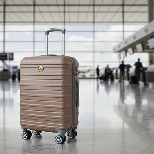 Maleta De Viaje 19 Pulg Expandible Cabina Bin M021 Dorado