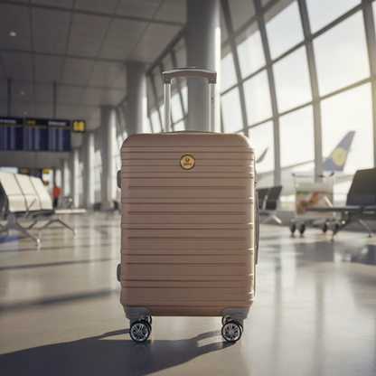 Maleta De Viaje 23 Pulg Expandible Mediana Bin M021 Dorado